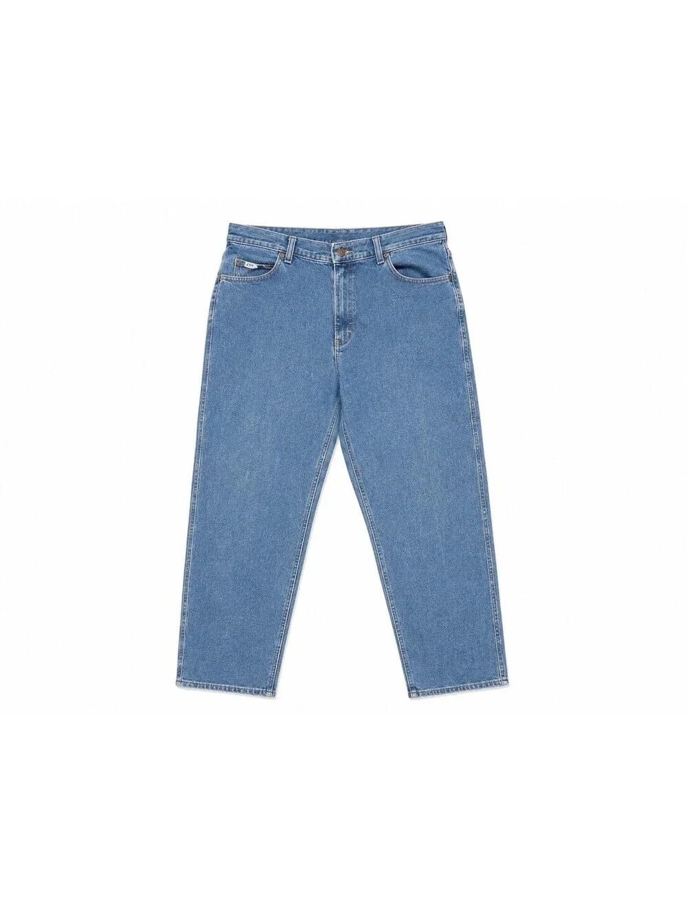 Lee Classic Blue Denim Jeans - Relaxed Fit Straight Leg